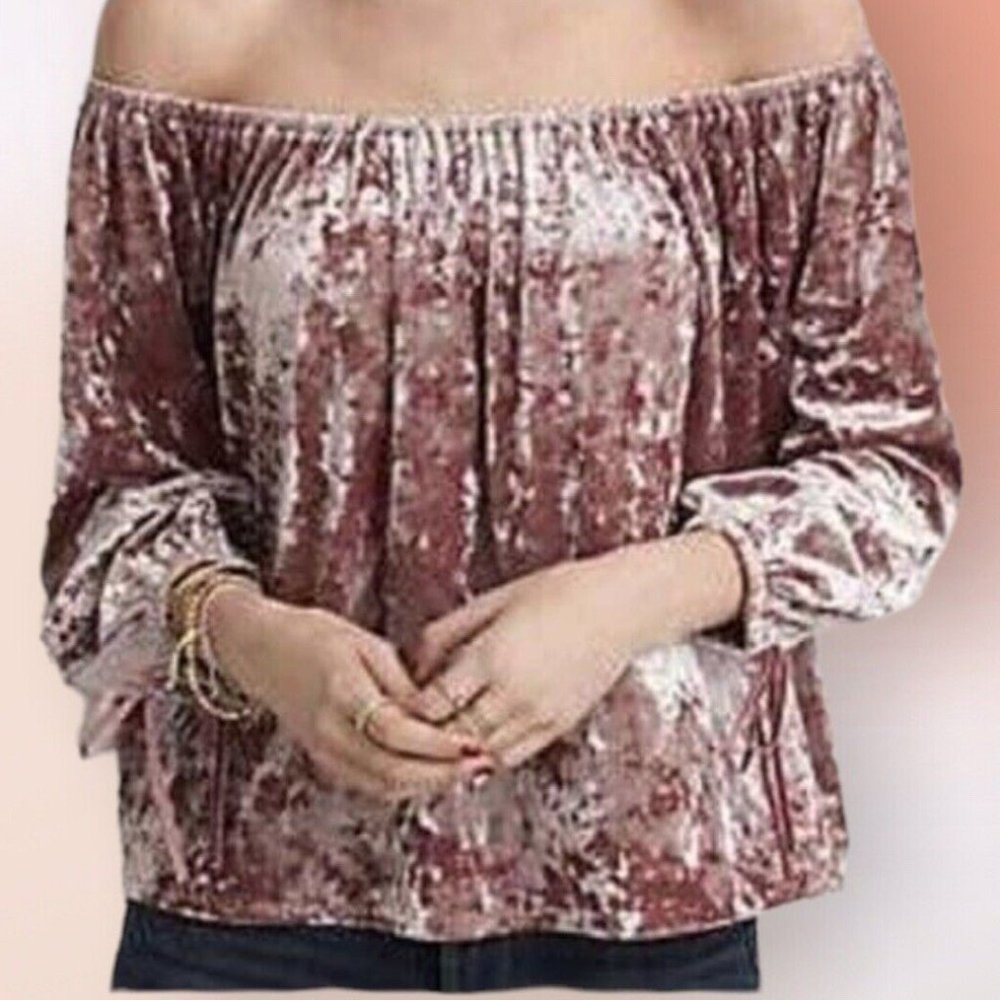 American eagle Off the Shoulder| size s| burgundy